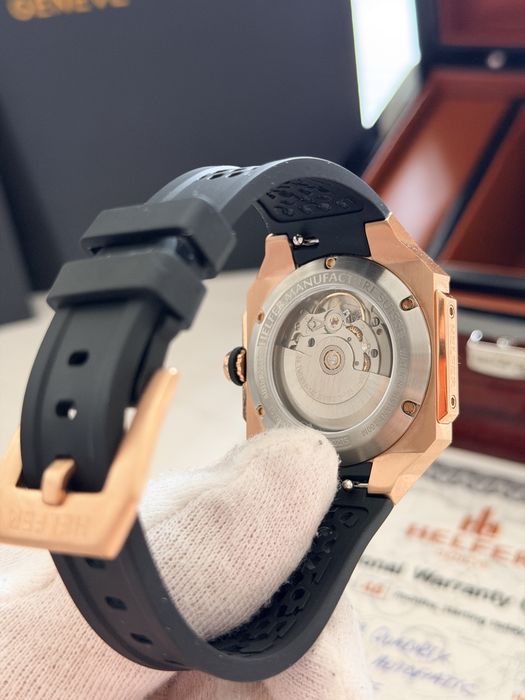 Ceas Helfer Quadrix Carbotron 40mm Colectia nouă
