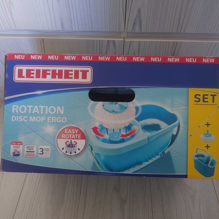 Комплект за почистване Leifheit Clean Twist Disc Mop Ergo