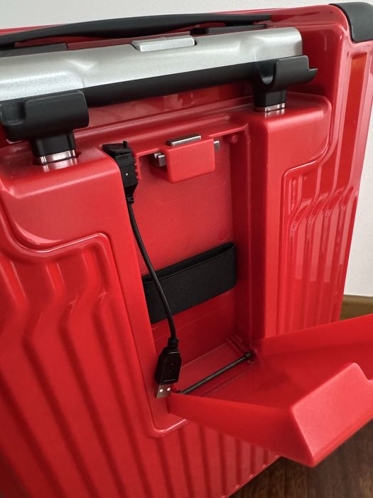 Troler de cabina Heys Tekno, 53cm x 37cm x 23cm, Rosu