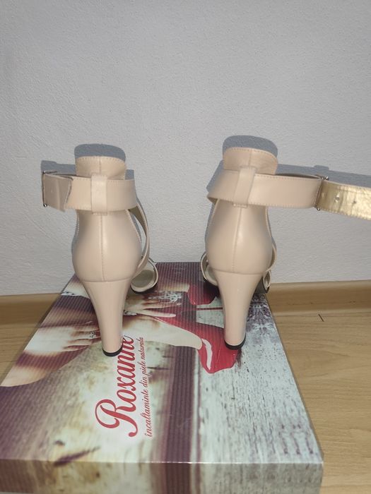 Sandale piele nude m 39
