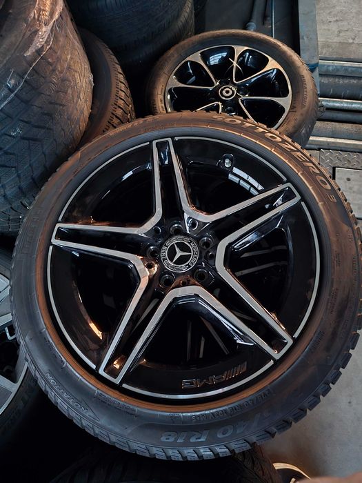 Jante Mercedes W213 E Class anvelope iarna Pirelli 275 40 18