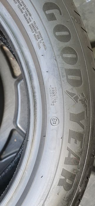 2 anvelope 215 55 17 goodyear de vara 2024 7mm