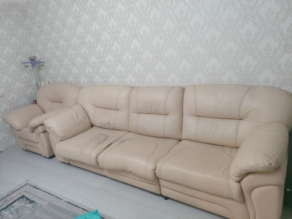 Диван раскладной с креслом