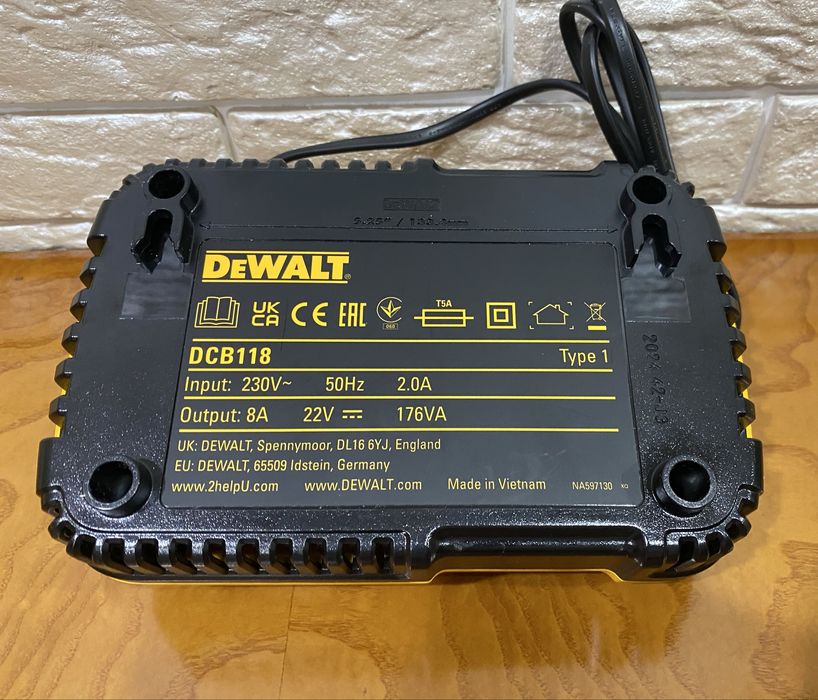 Dewalt зарядное устройства