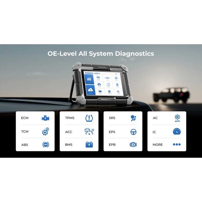 Професионална автодиагностика TOPDON Phoenix Lite 3 с кодиране и