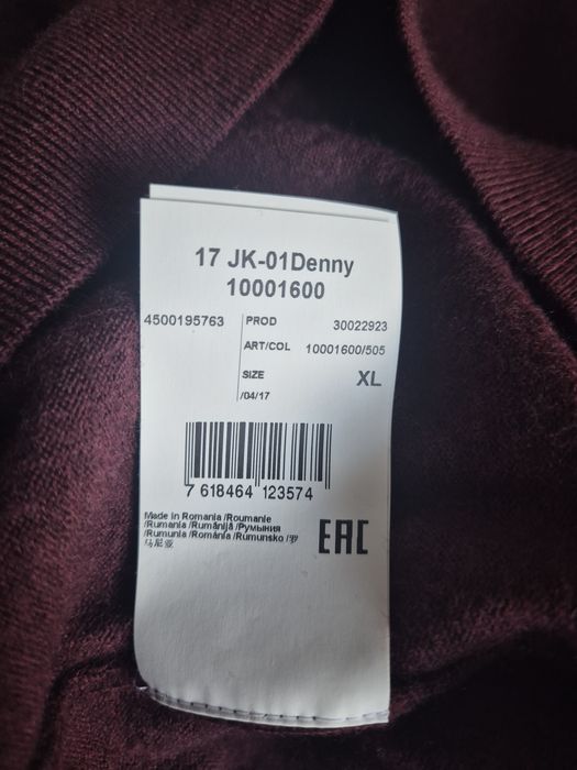 Vând pulover JOOP, merino wool, 46