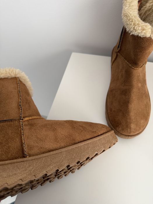 Боти с пухена подплата