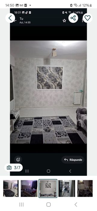 De vanzare apartament cu 3 camere