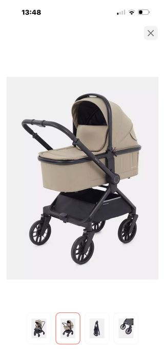 Коляска универсальная 2 в 1 Rant  Vector RA322, бежевый