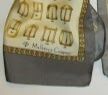 Esarfa vintage Mulberry Company  din matase naturala