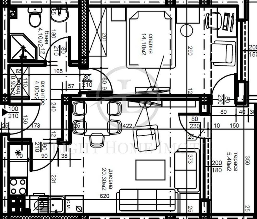 Реф. 2348 Двустаен Апартамент Пред Акт 16 / кв. Южен