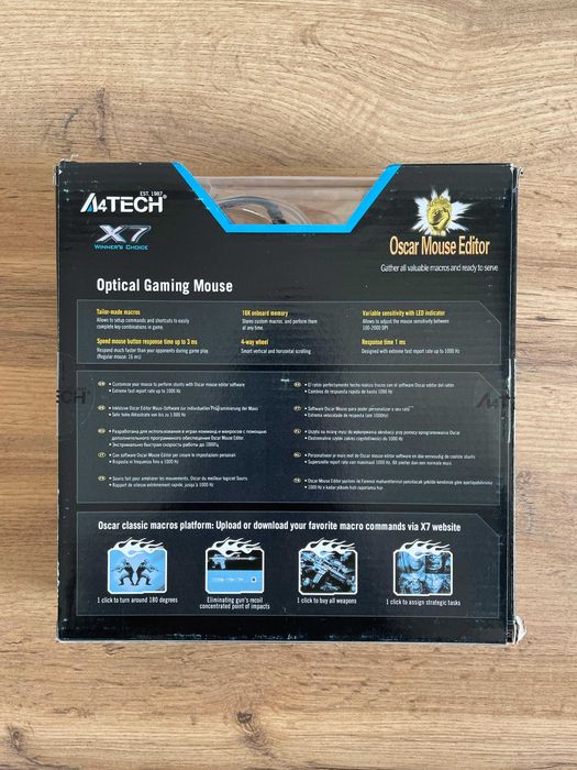 Новая игровая мышь A4Tech X7 X-710BK