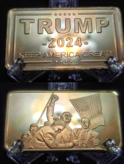 Сувенирный Слиток TRUMP 2024.