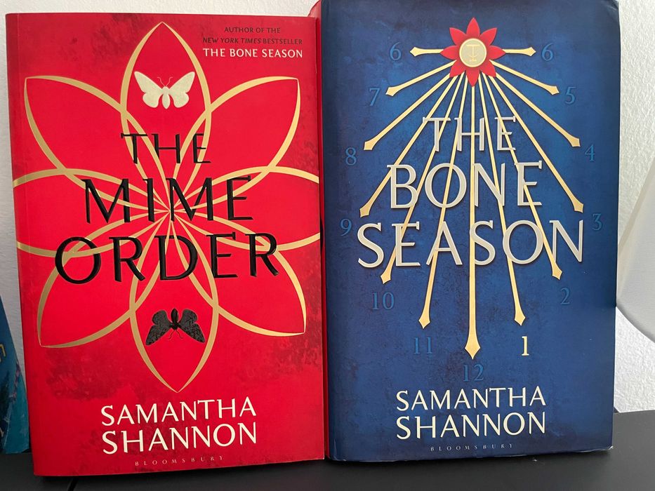 Set 2x Carte best seller ENG Samantha Shannon Bone Season & Mime Order