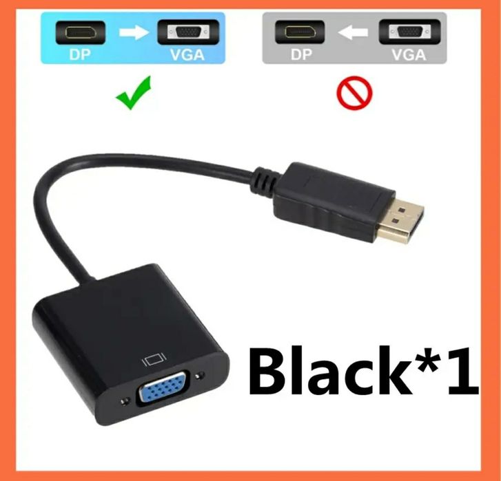 Переходник дисплей порт на VGA