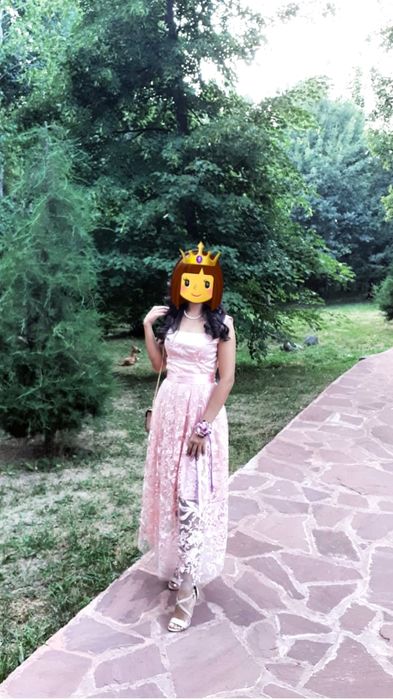 Вечернее нежное платье