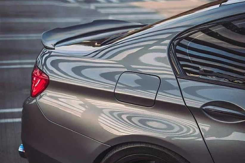 Заден спойлер стил PSM за BMW F10 черен пиано лак