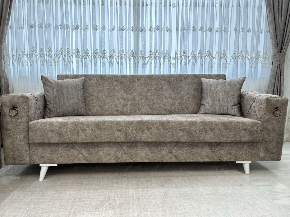 Комплект дивани 3+3+1+1 | Функция сън + ракла | Отлично състояние