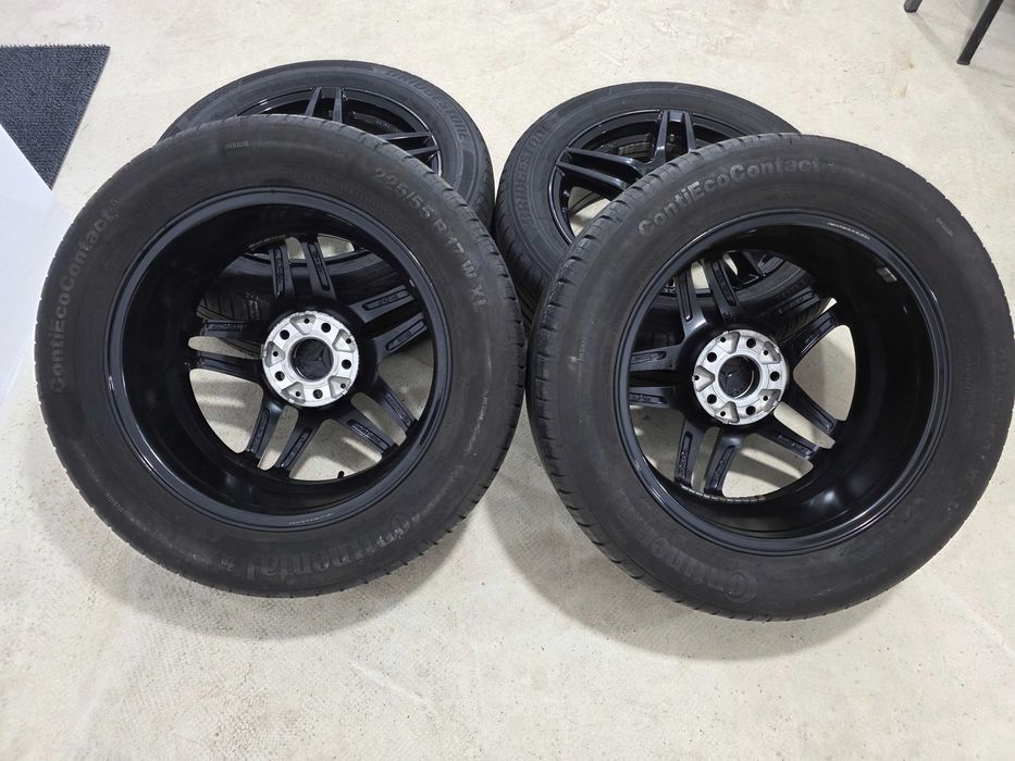 Jante 17 Mercedes Vito Viano anvelope 225 55 17 Bridgestone / Continental si senzori presiune roti