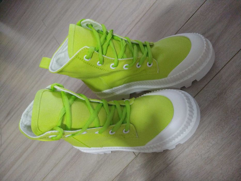 Tenisi dama, noi, de culoare verde, marime 36
