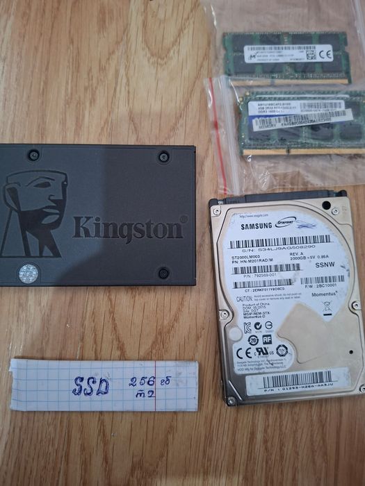 Ssd ,жёсткий диск, оперативка