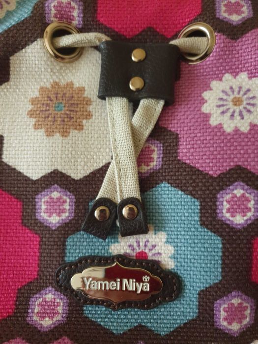 Сумка летняя из холщовой ткани