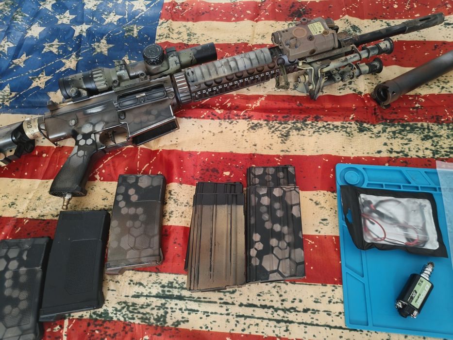 SR25 airsoft HPA