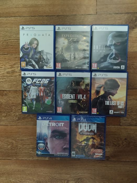 Продам диски для ps4 и ps5