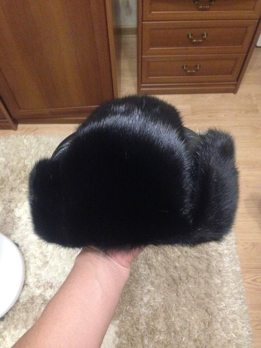 Норковая шапка мужская