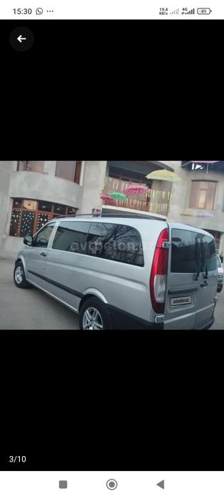 Мерседес бенс вито пропан газ бензин 111матор миневен заводской