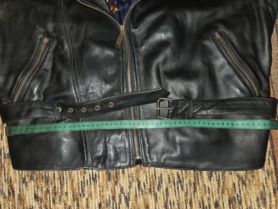 Кожено мото яке тип рокерско (рокерия) от естествена кожа