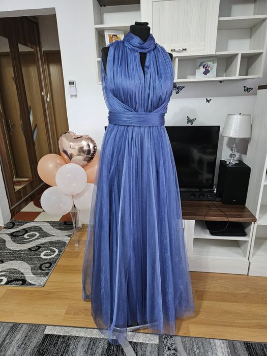 Rochie albastra de ocazie