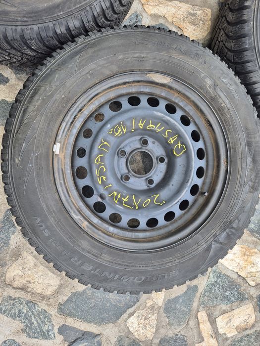 4бр стоманени джанти за Нисан кашкай Джук 2017г/6.ж Х16/ет 40/ датчици