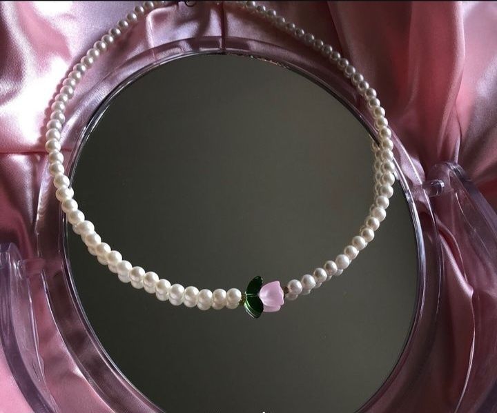 Colier Pandora argint s925 swarovski cristale tennis perle lanturi