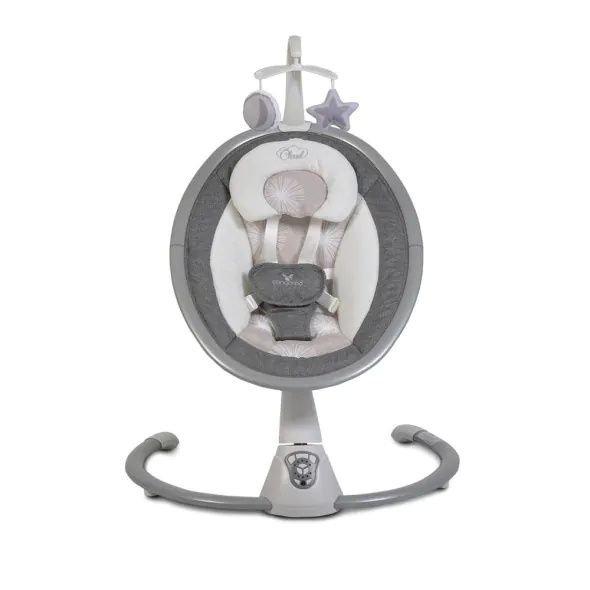 CANGAROO Електрическа люлка - шезлонг CLOUD СИВ