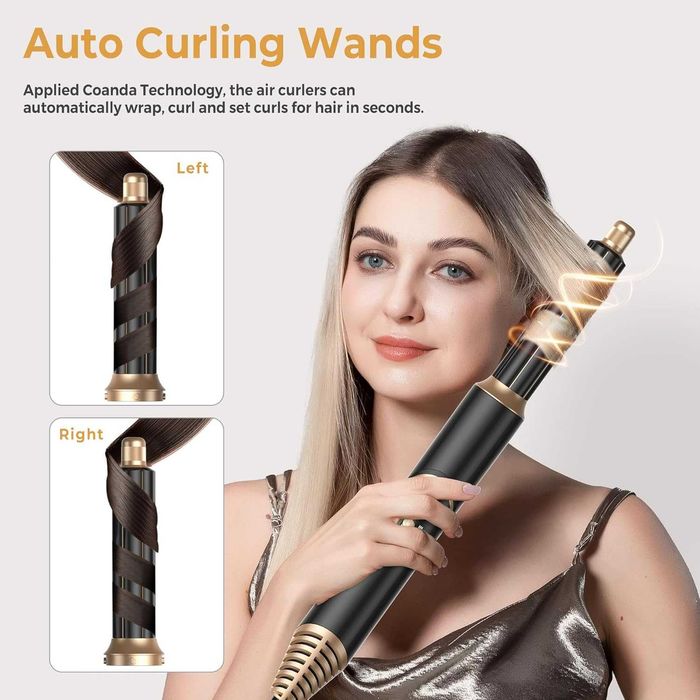 Йонизиращ сешоар с Четка за горещ въздух маша 5 в 1