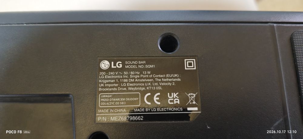 Soundbar LG SQM1