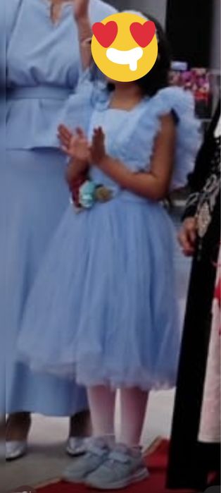 голубые платья для девочек