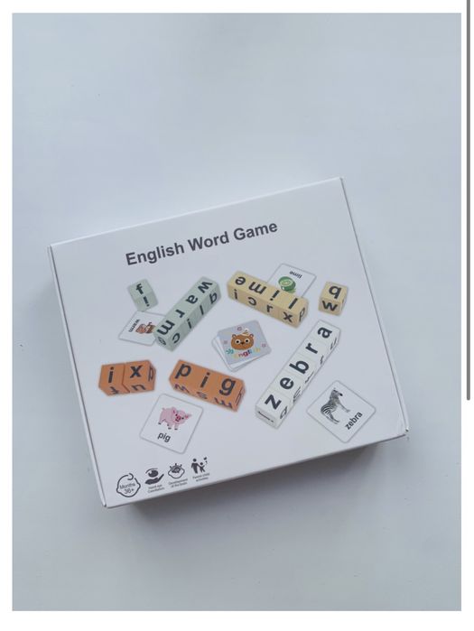 Продам кубики с английскими буквами