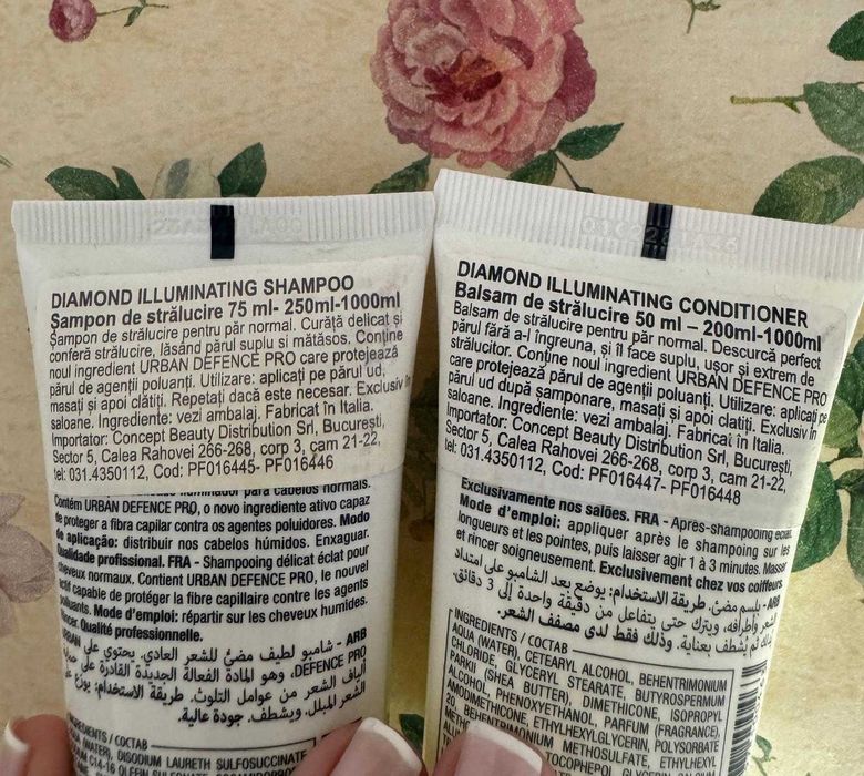 Sampon  si balsam pentru stralucirea parului Alfaparf