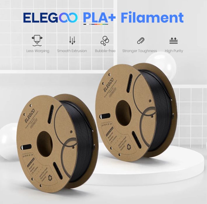 PETG PRO, PLA+ , PLA  3D Filament FDM / 3Д Филамент ELEGOO