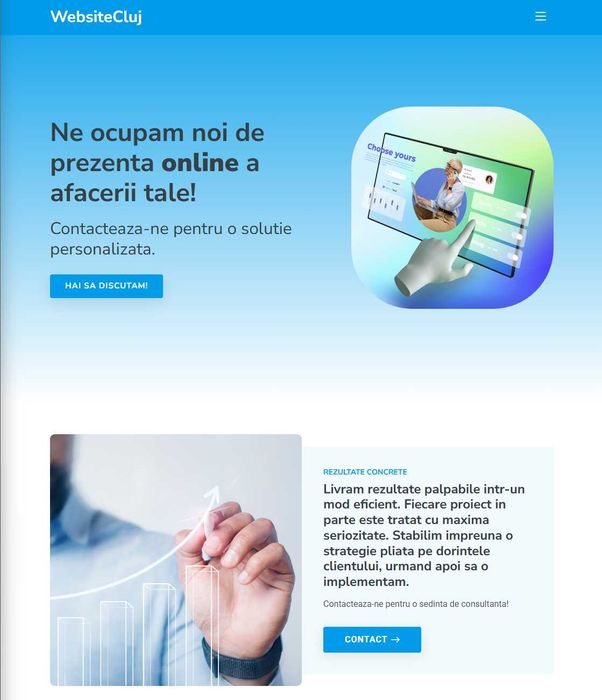 Creare website, magazine online, website prezentare, prezenta online