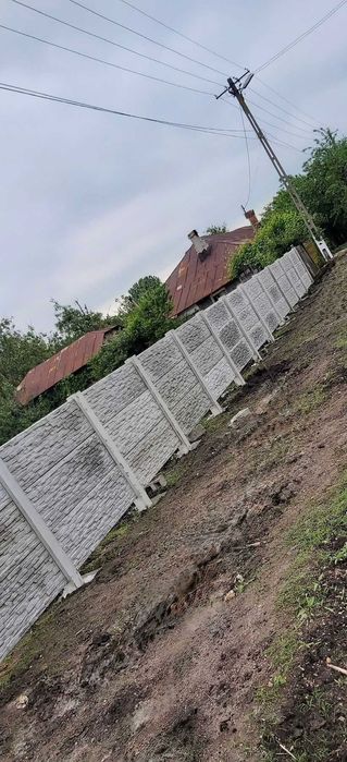 Placi de gard din beton armat