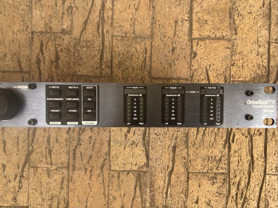 DBX DriveRack PX procesor sunet ( instrumente muzicale )