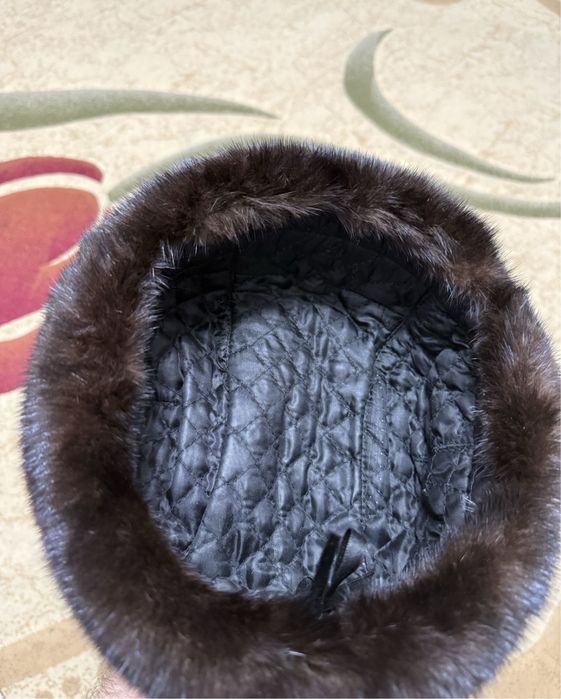 Норковая шапка мужская