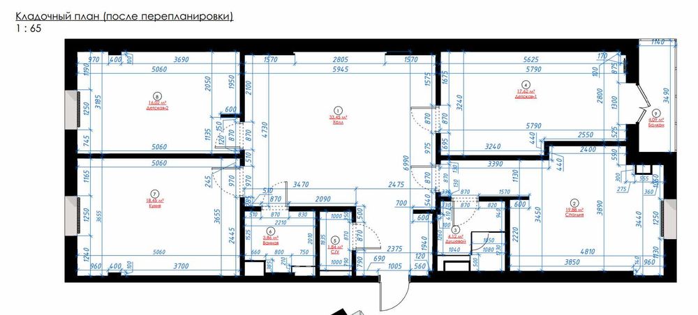 Продается Новостройка Ю.Абад-11, 124м2, 4 комнат, 7 этаж