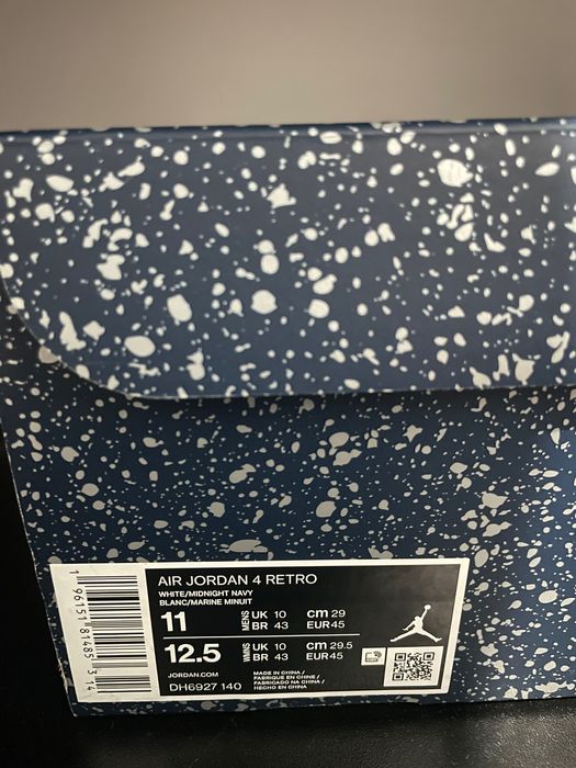 Nike Jordan 4 Retro Midnight Navy