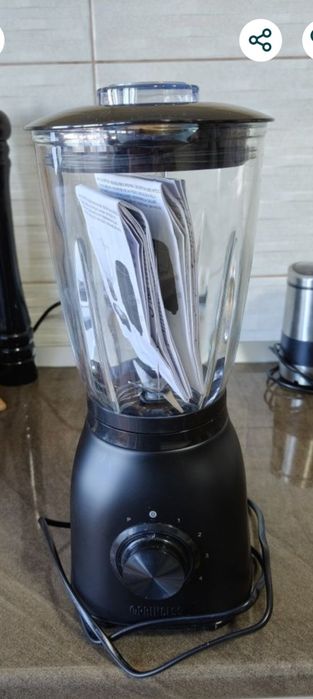 Blender Princess Black Steel, 1000W, 1,5 litri, nou.