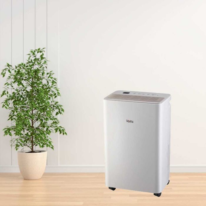 Обезвлажнител Voltz, за помещения до 45 м²,LED дисплей,Таймер,Йонизато