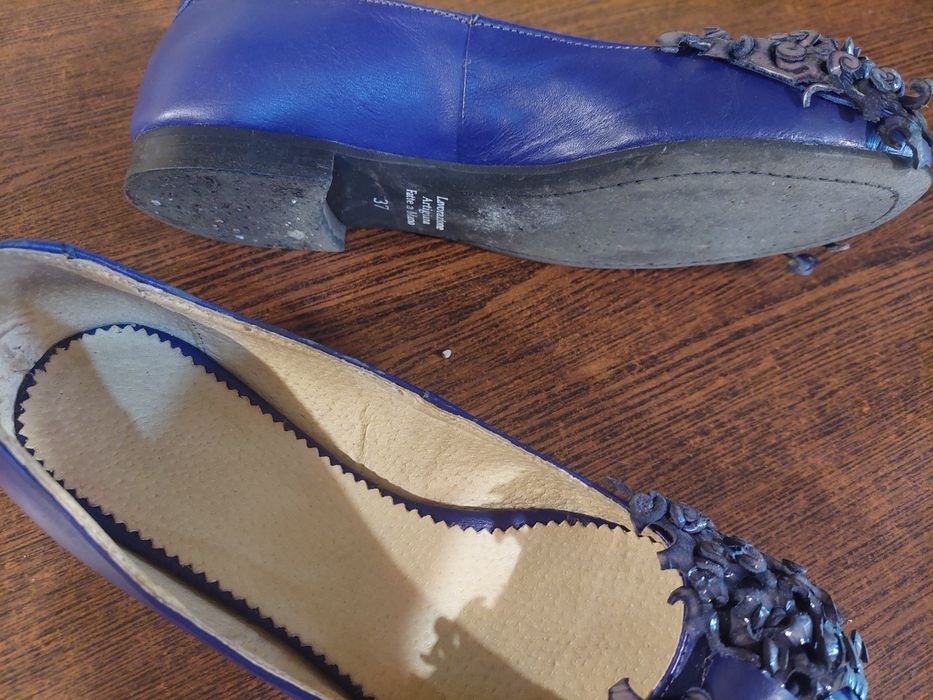 Balerini/pantofi piele Papucei